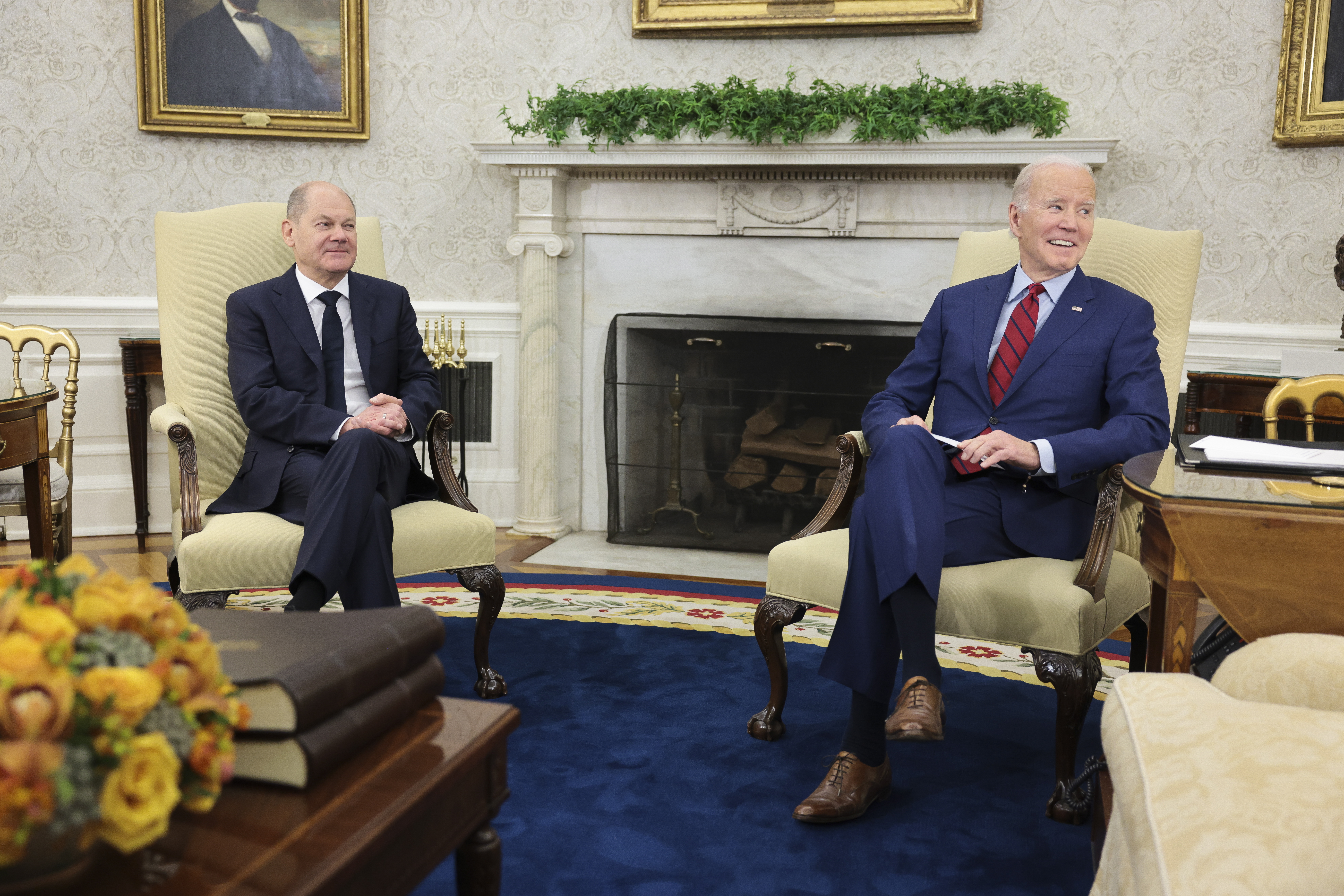 Biden y Scholz prometen apoyar a Ucrania “el tiempo que haga falta”