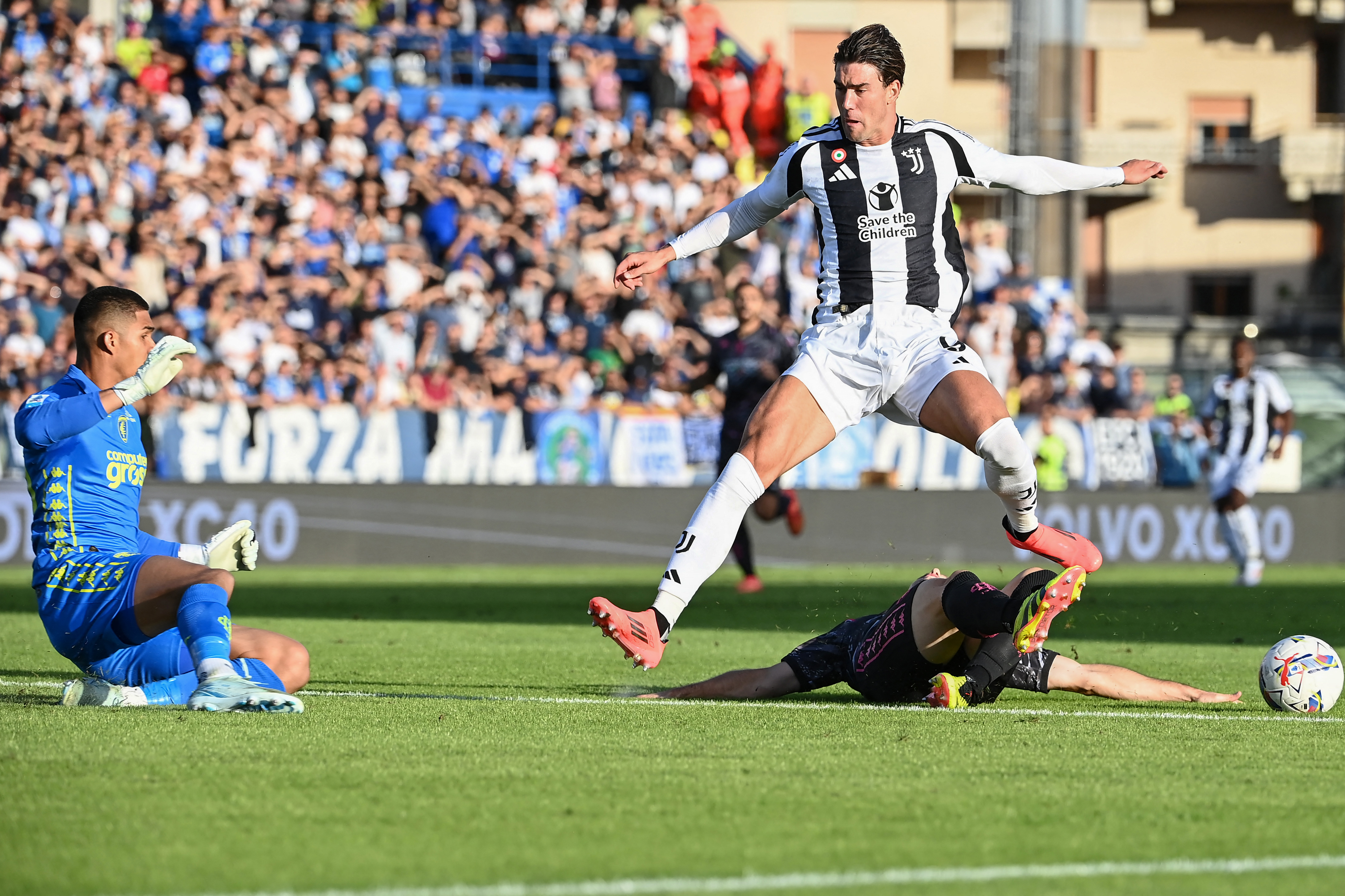 Devis Vásquez, portero colombiano del Empoli, le negó la victoria a la Juventus