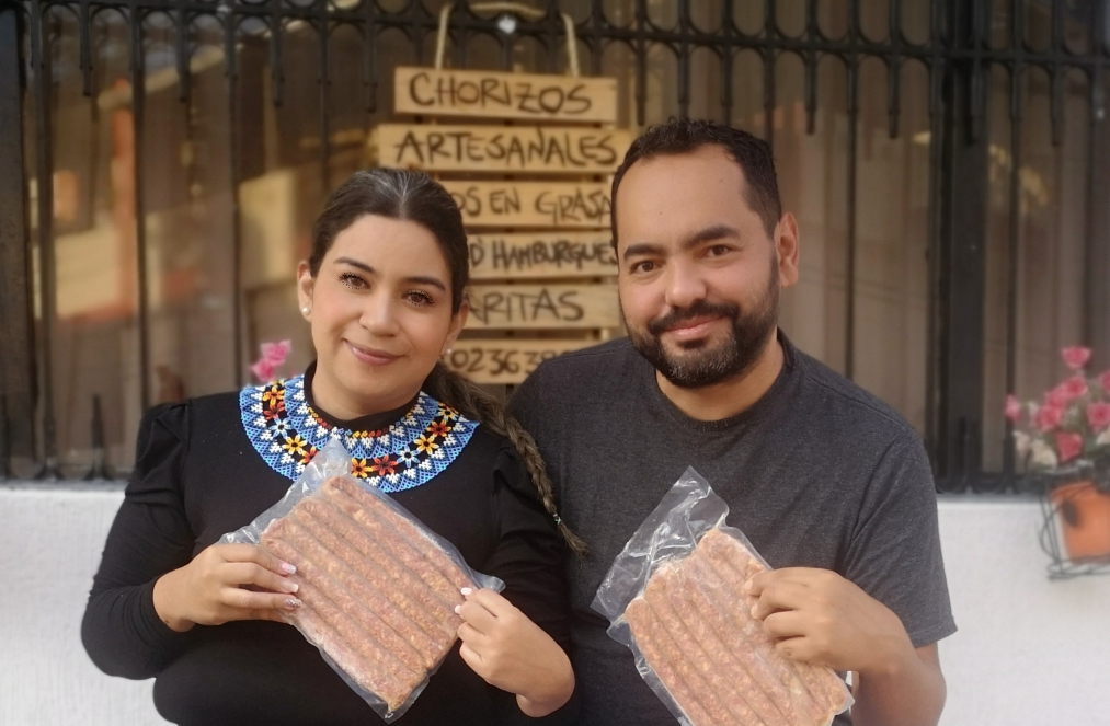 Le pusieron sabor a un negocio de chorizos artesanales