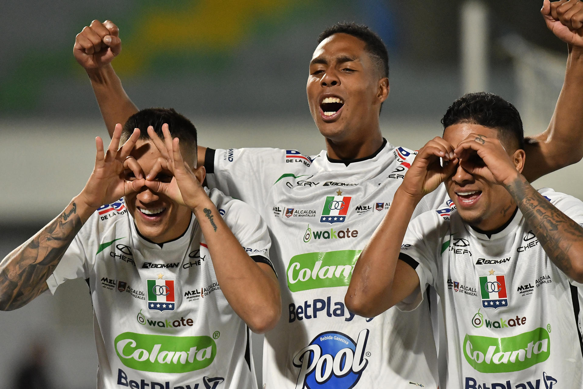 Once Caldas clasificó con goleada: mire los goles del 4-0 en Copa Sudamericana