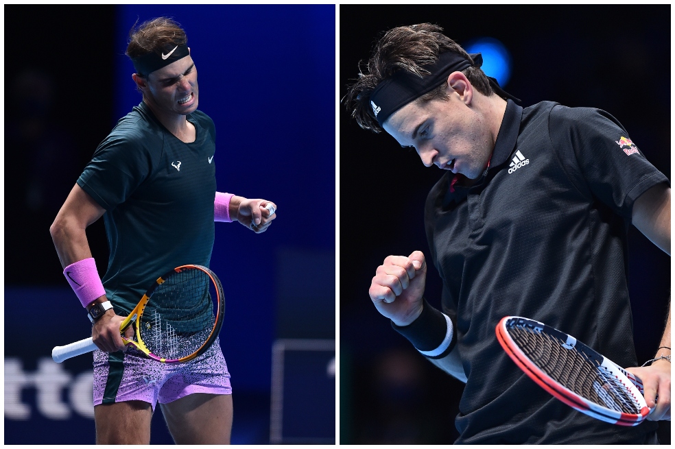 Nadal y Thiem debutaron con victoria en el Torneo de Maestros