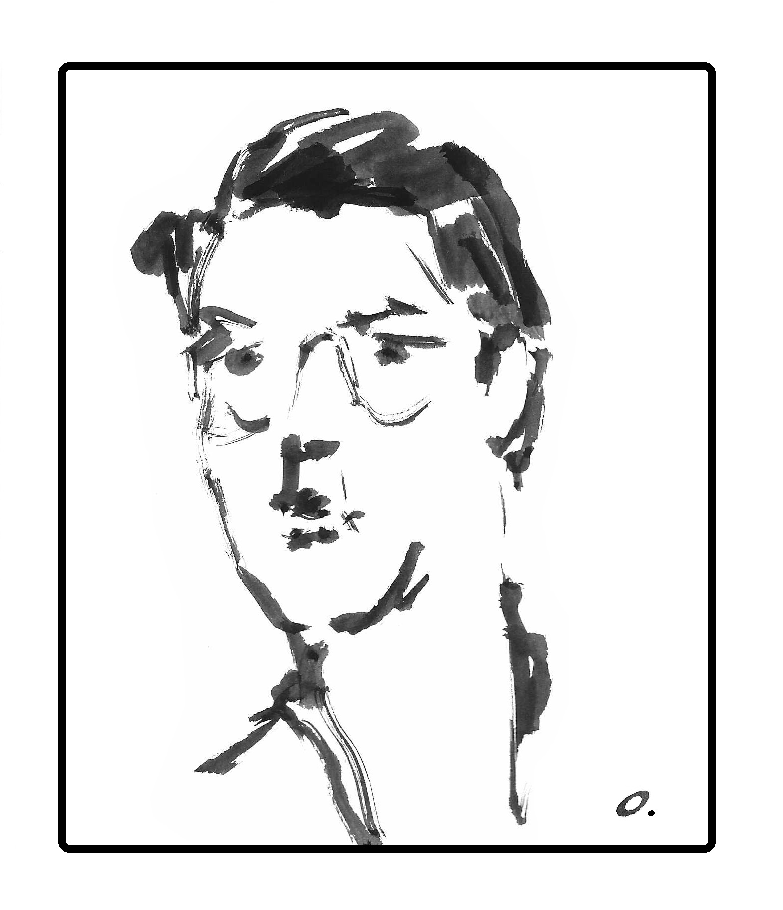 Boceto de Miguel Uribe