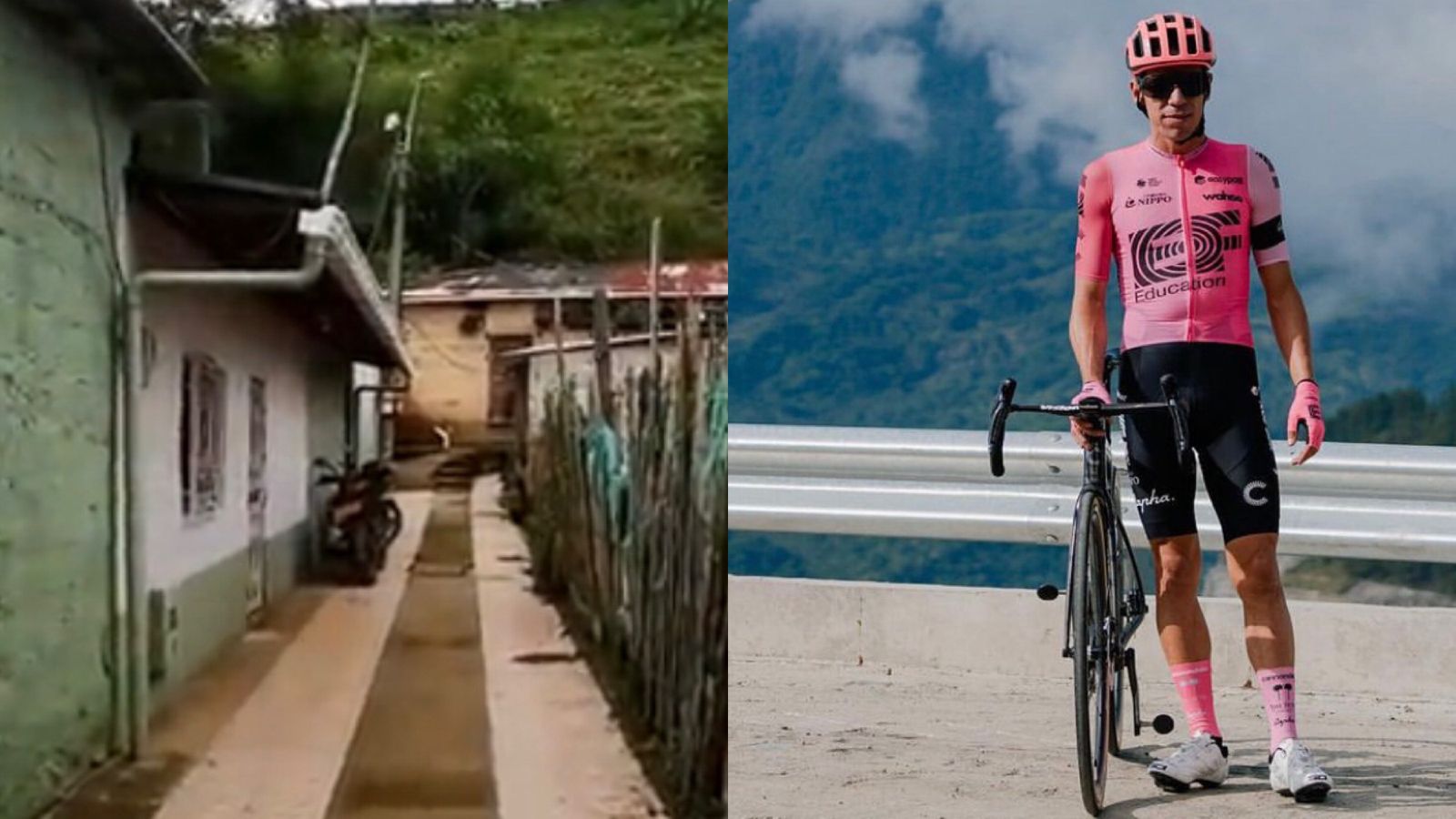 Aunque ya no vive en Urrao el ciclista recuerda su casa de la infancia con mucho cariño.