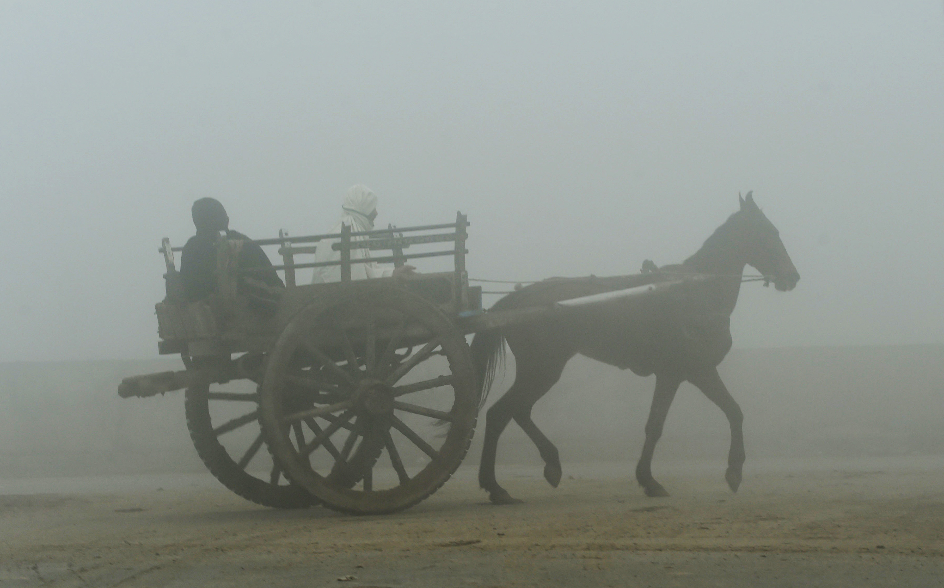 Imágenes de la contaminación atmosférica en Pakistán
