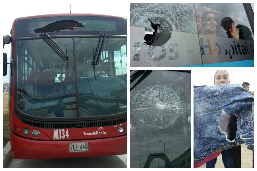 Así se viven en Soacha los bloqueos en TransMilenio
