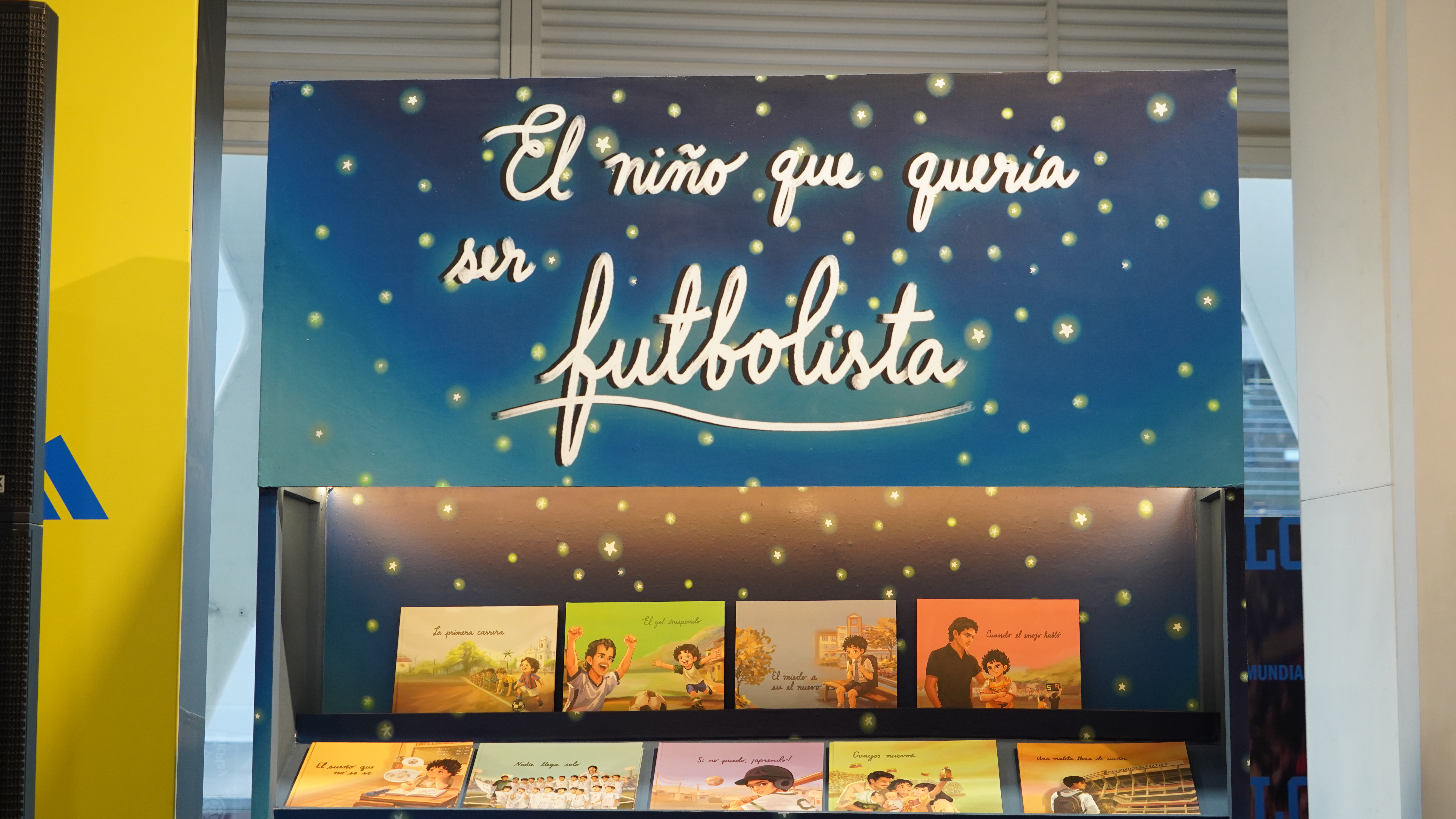 La colección El niño que quería ser futbolista se compone de cuentos ilustrados que abordan el miedo y la disciplina.