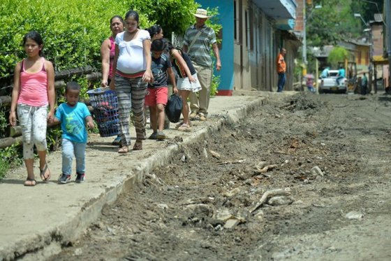 Fuerte aguacero encendió nuevamente las alarmas en Salgar, Antioquia