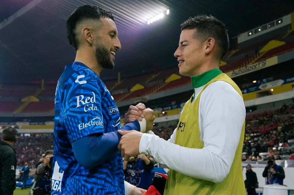 Buen debut de James Rodríguez con León: le cambió la cara al partido