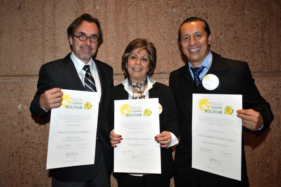 El Espectador ganó tres premios Simón Bolívar