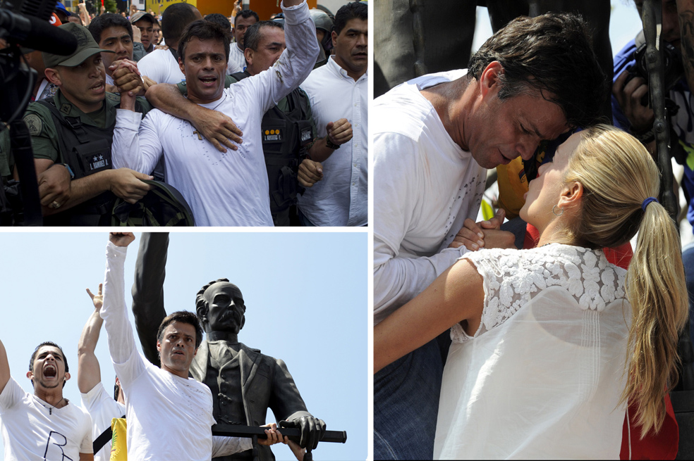 Así fue la entrega de Leopoldo López a las autoridades, en imágenes