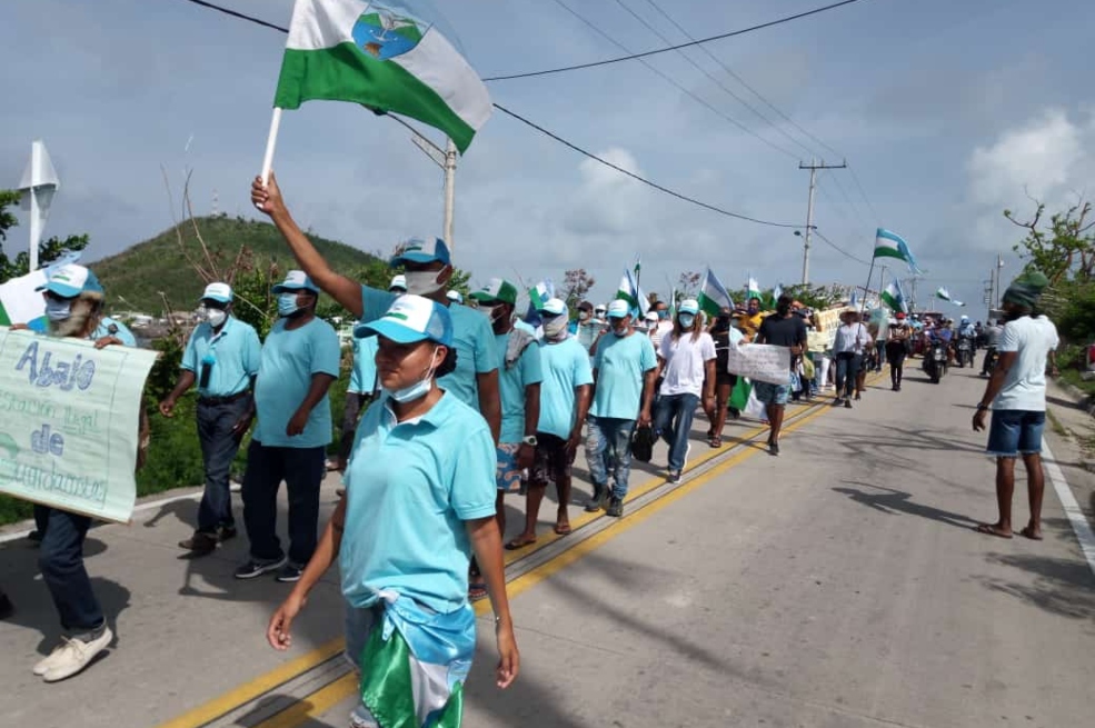 Así fue la jornada de protestas en Providencia ante atrasos en la reconstrucción