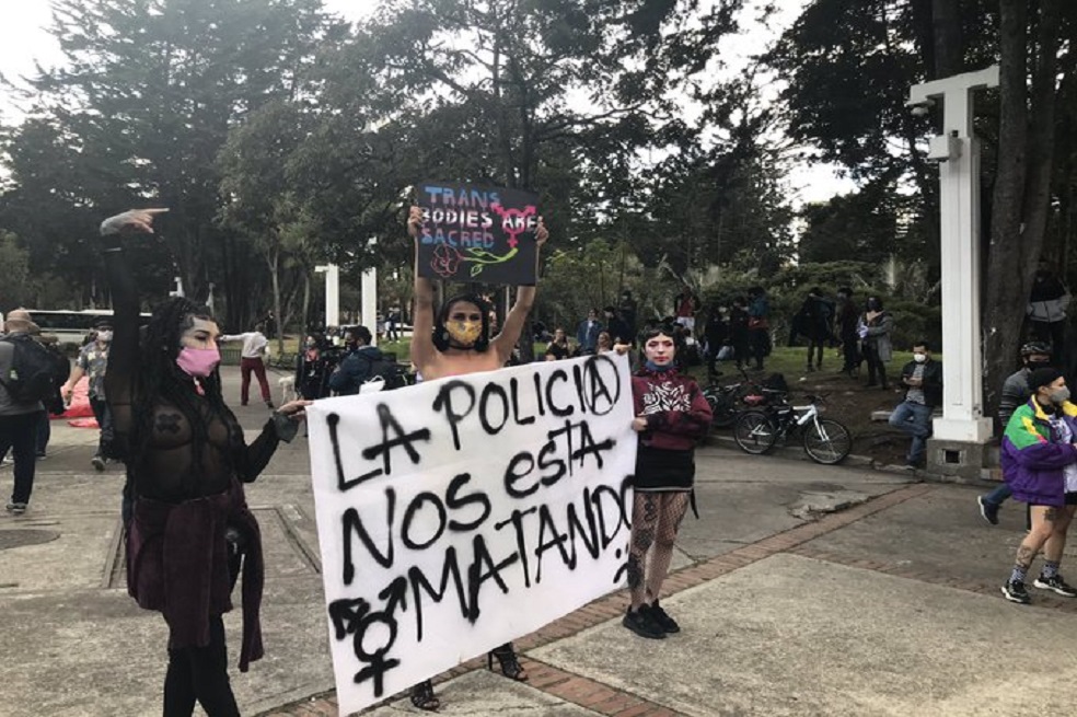 “No tendrán la comodidad de nuestro silencio”: comunidad trans marcha en Bogotá