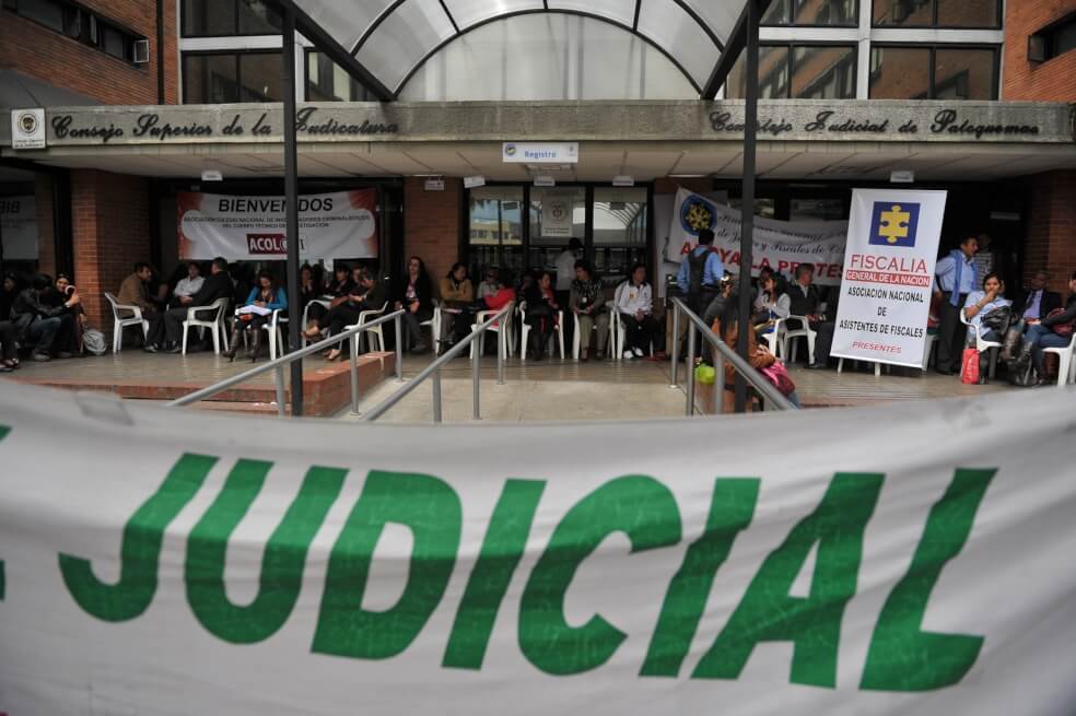 «En Colombia solo hay 11 jueces por cada 100.000 habitantes»: presidente de Asonal Judicial