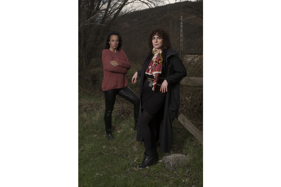 Actrices de “Sedimentos”, largometraje que recibió el Premio Especial del Jurado en el Festival de Cine Documental de Thessaloniki.
