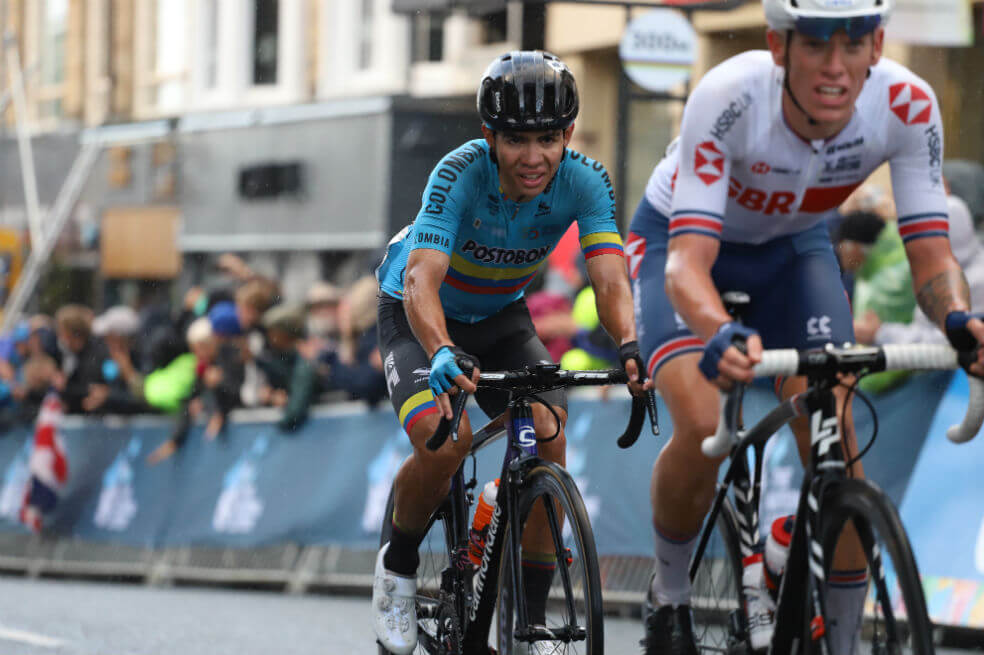 ¡Qué carrera de Sergio Higuita en el Mundial de ciclismo!