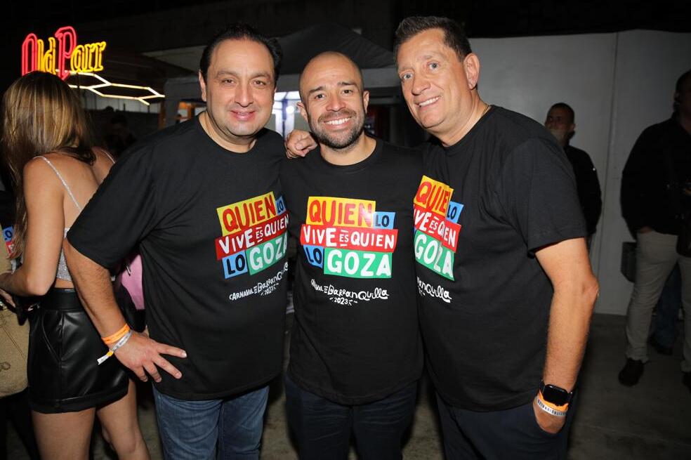 Famosos en el Carnaval de Barranquilla.
