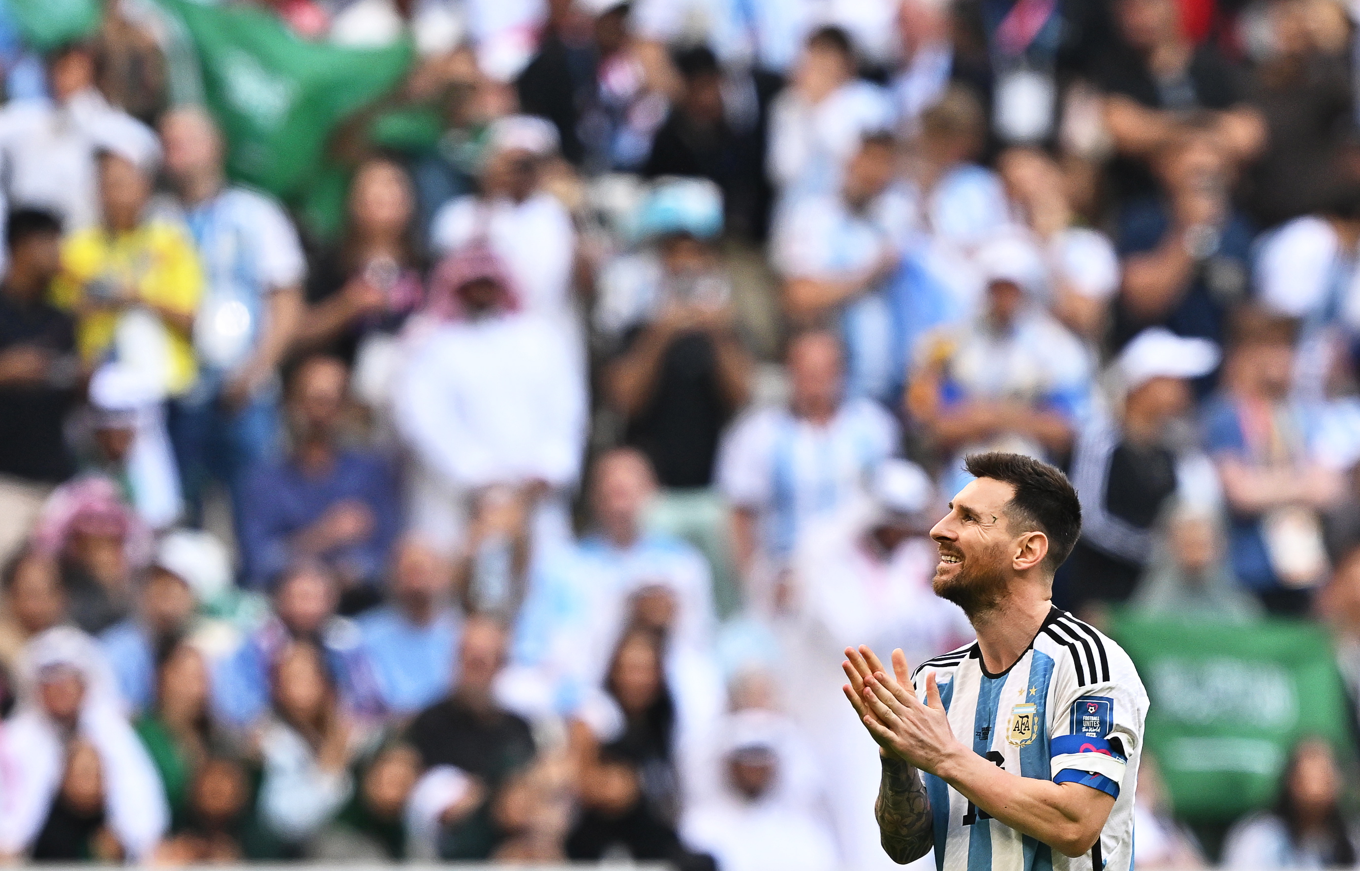 Mundial de Catar 2022: Messi se perdió en el desierto árabe
