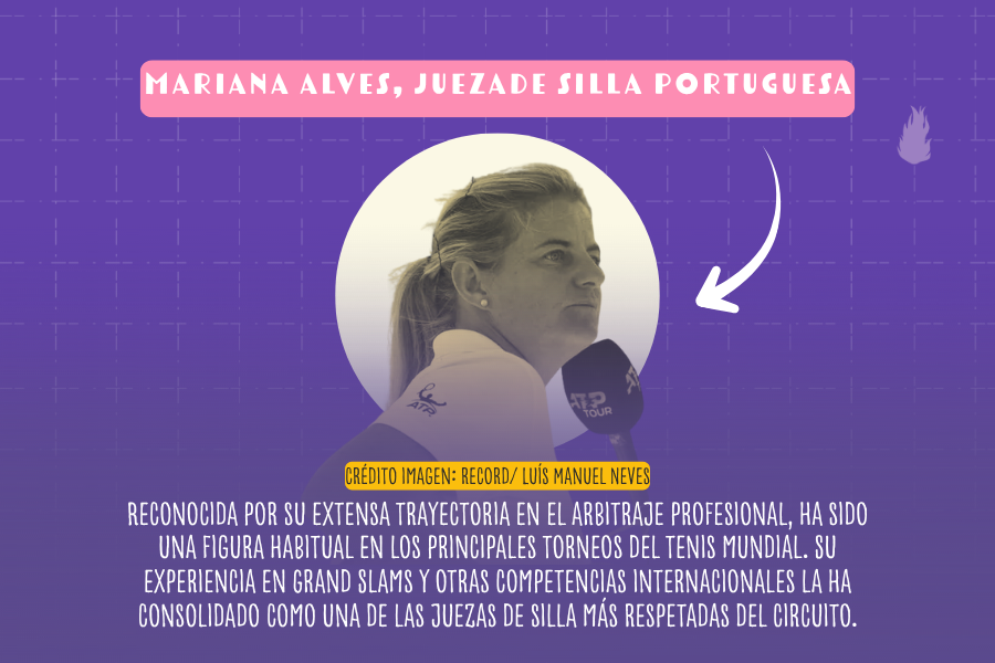 Árbitras que marcaron historia en el tenis.