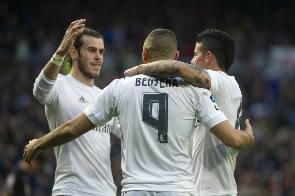 James se reportó con tres asistencias en la goleada del Madrid 10-2 contra el Rayo