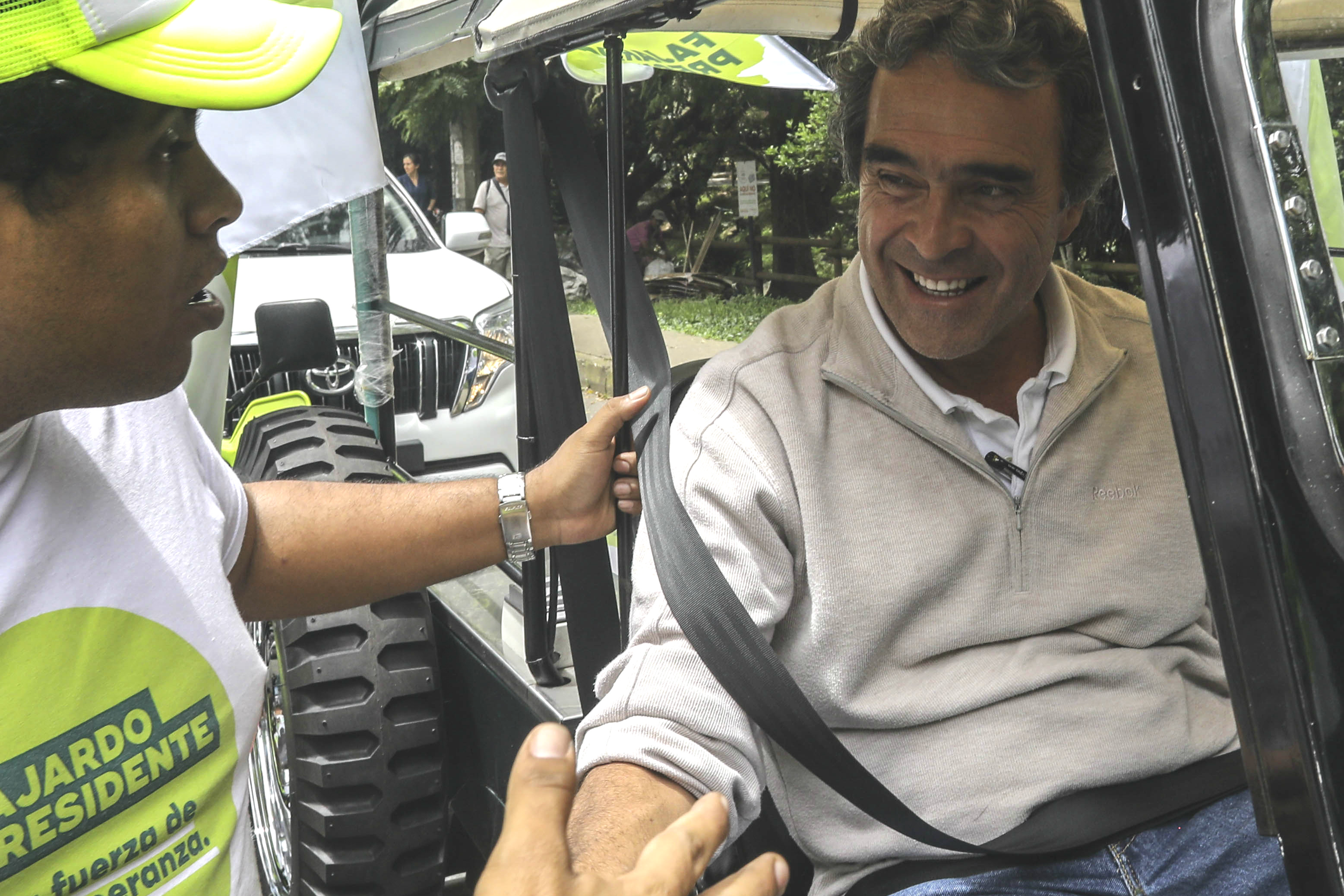 Sergio Fajardo Valderrama, candidato de la Coalición Colombia. / AFP