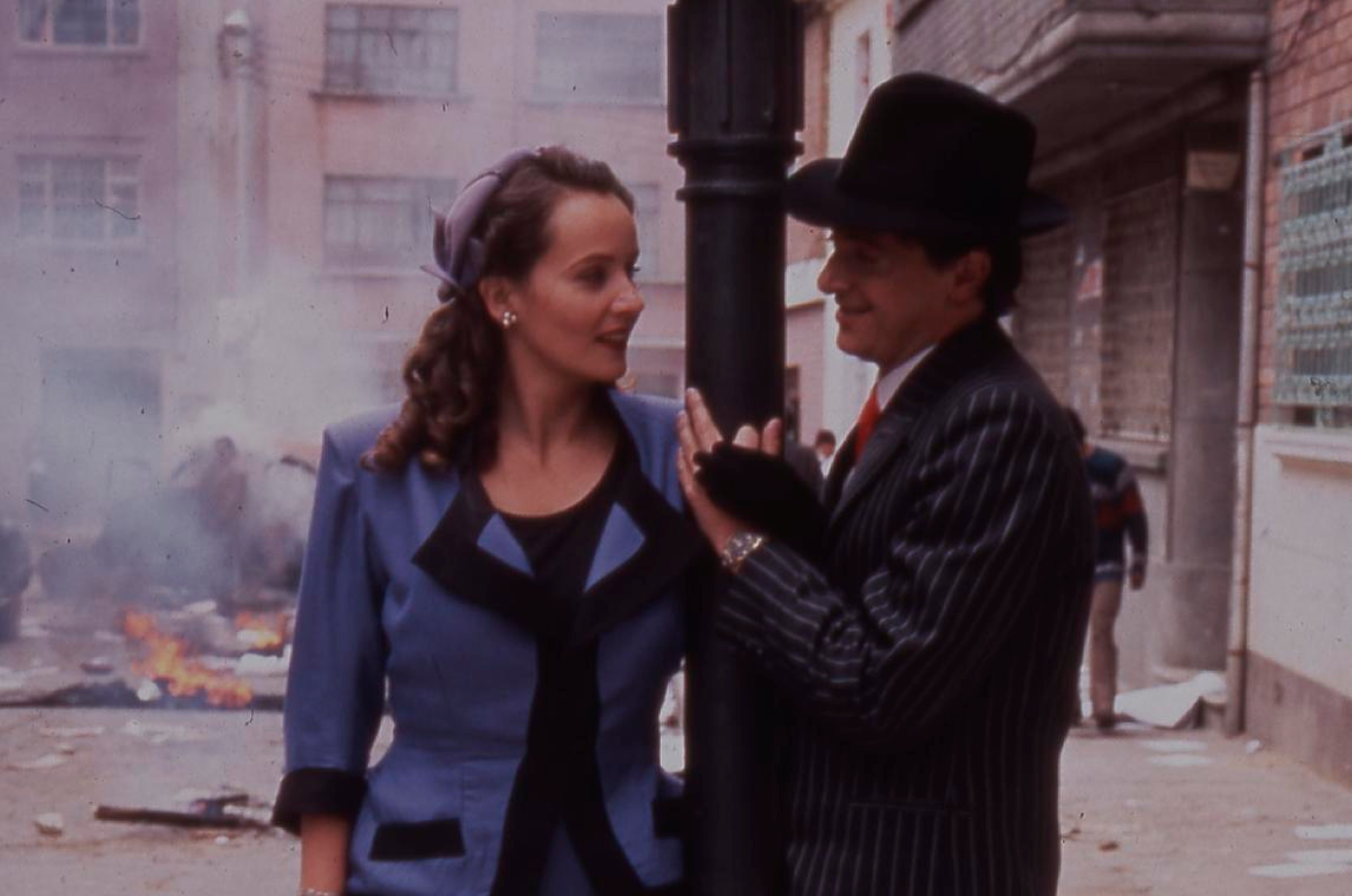 Alejandra Borrero y Juan Ángel protagonizaron "La otra mitad del sol" (1995-1996).
