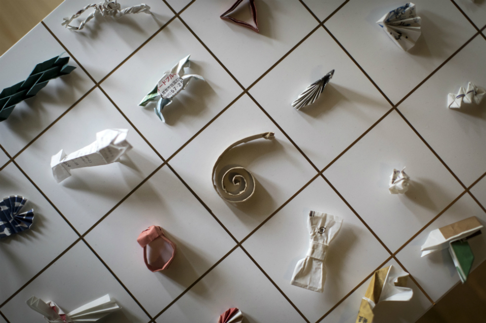 Dejar un origami en la mesa, la propina de los japoneses