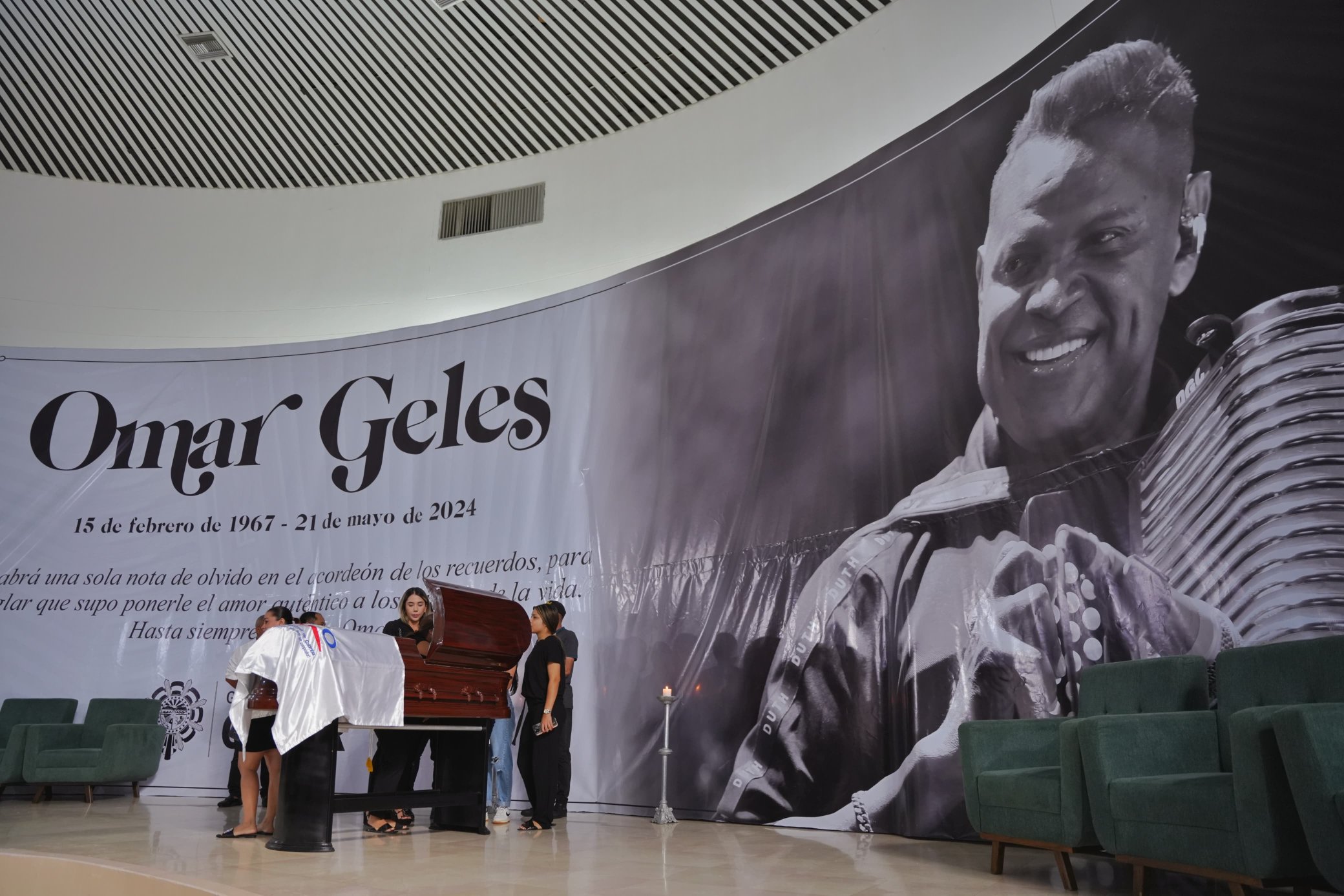 Galería: el homenaje al fallecido músico Omar Geles en Valledupar
