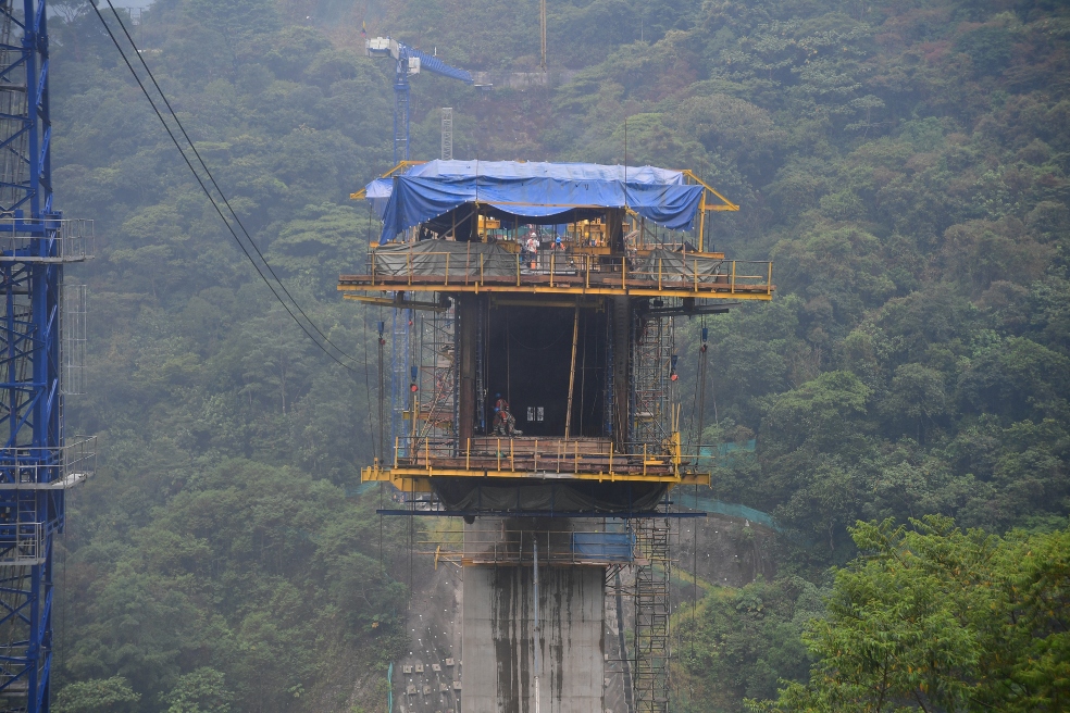 Así va la construcción del nuevo puente Chirajara