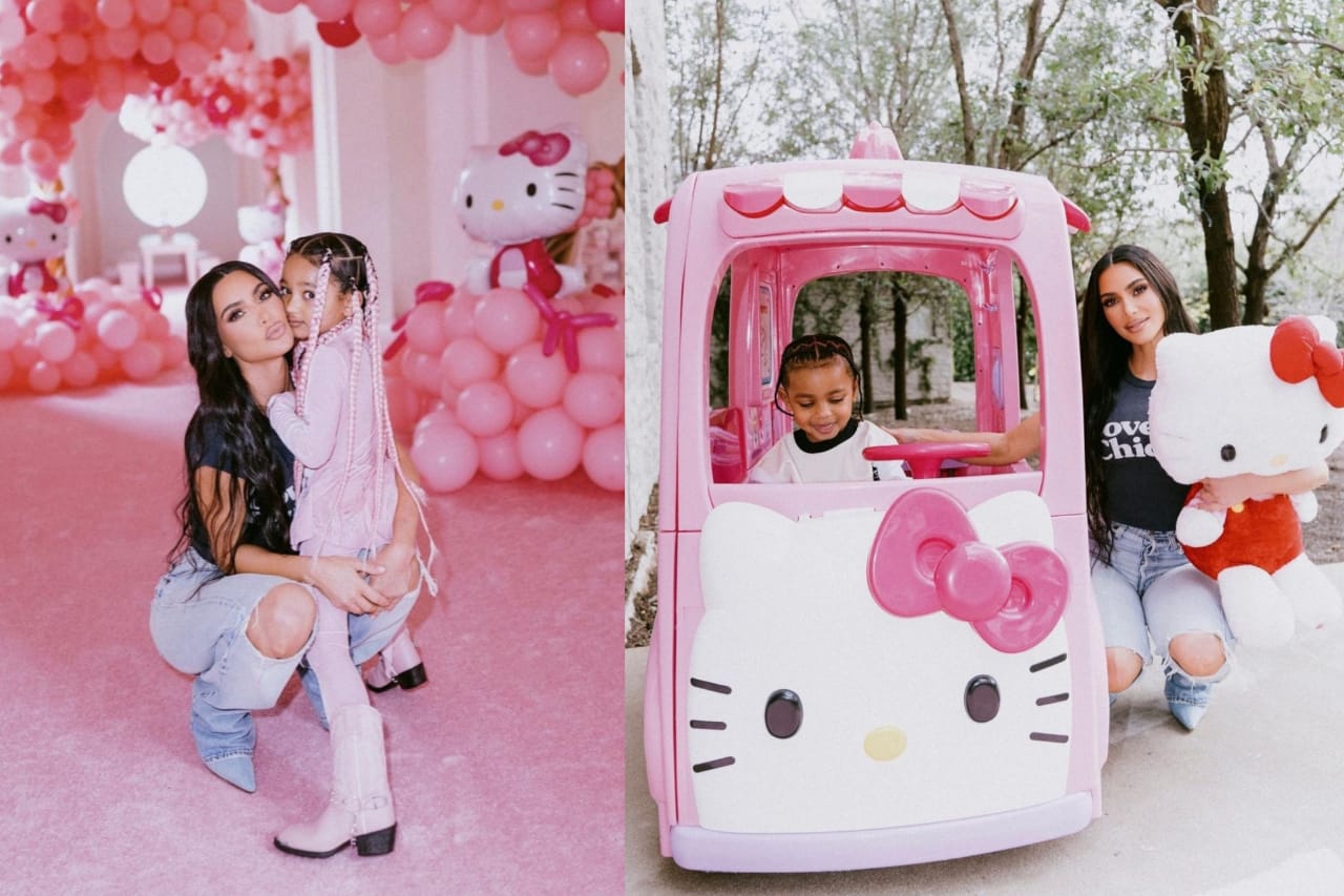 Kim Kardashian celebró el cumpleaños de su hija Chicago.