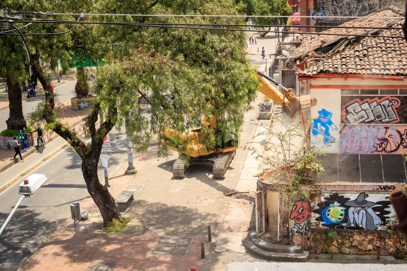 El predio se encontraba en la calle 57 No. 18-47, de la localidad de Teusaquillo.