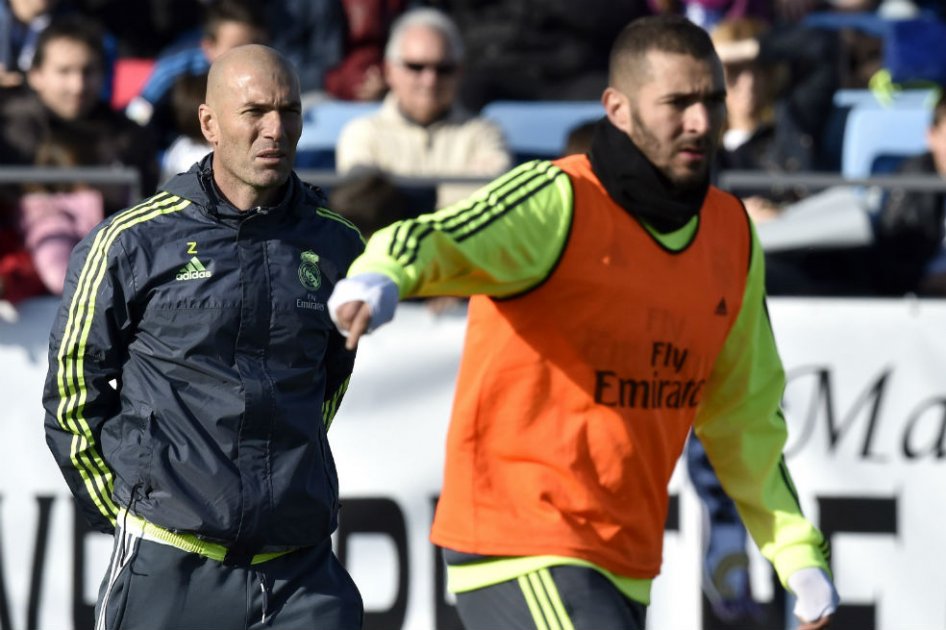 Zidane incrementa la carga de trabajo en la segunda sesión con el Real Madrid