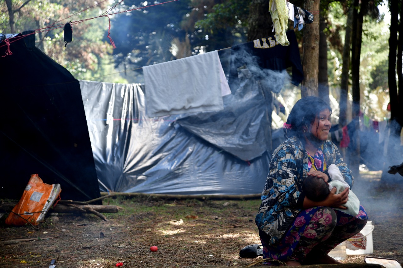 Fotos: Así pasan sus días los indígenas asentados en el Parque Nacional