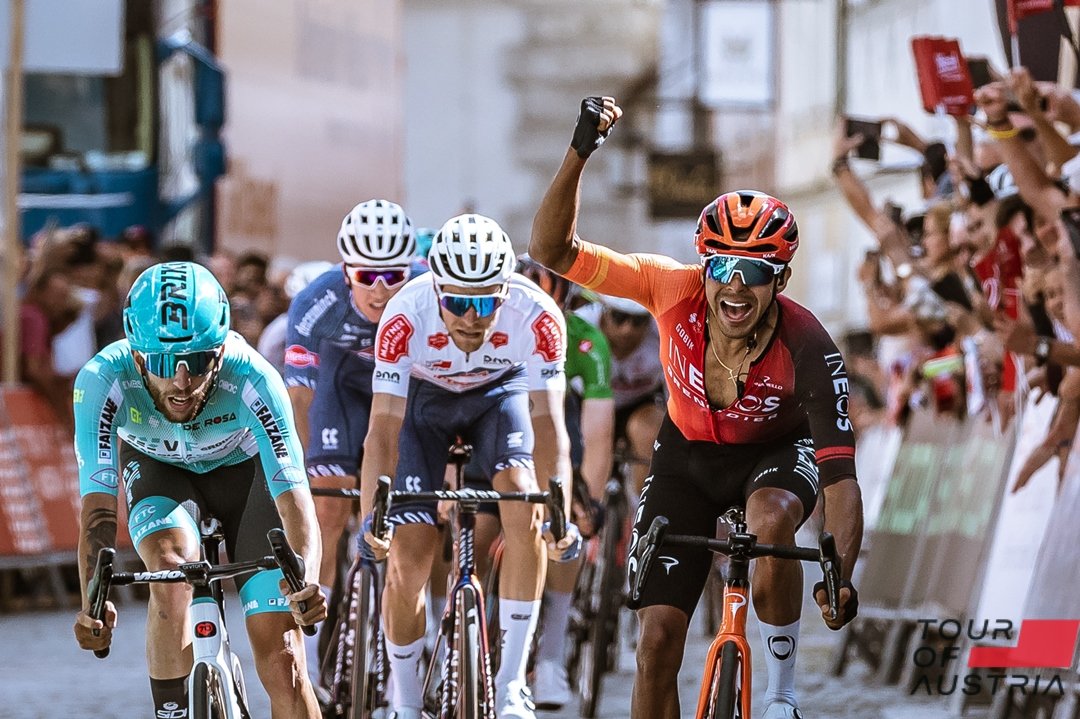 Brandon Rivera ganó la segunda etapa y es el nuevo líder del Tour de Austria