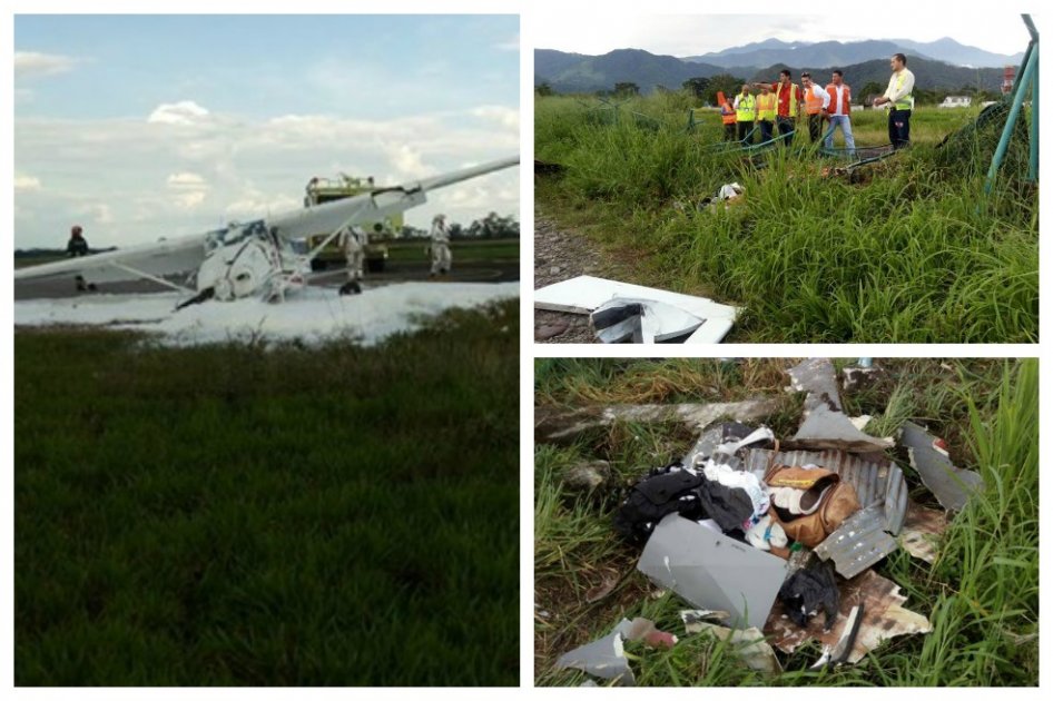 Una persona muerta tras accidente de avioneta en aeropuerto de Villavicencio