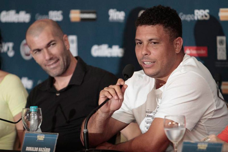 Zidane y Ronaldo jugarán contra la pobreza