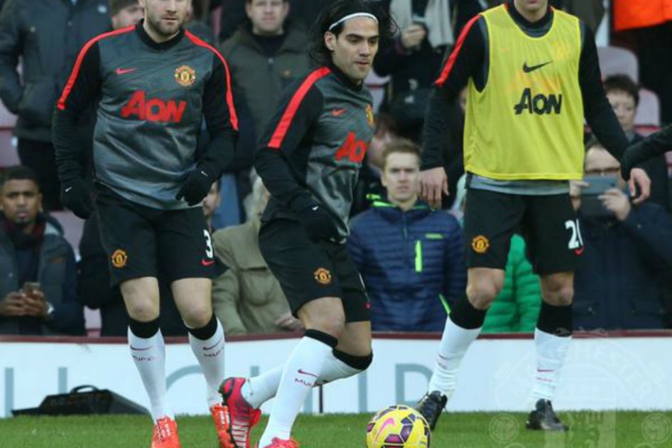 Falcao fue titular en el empate del Manchester United ante el West Ham