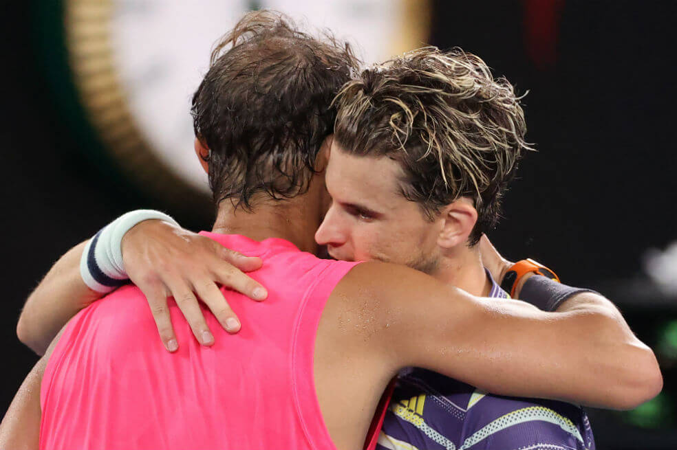 Dominic Thiem eliminó a Rafael Nadal en el Abierto de Australia