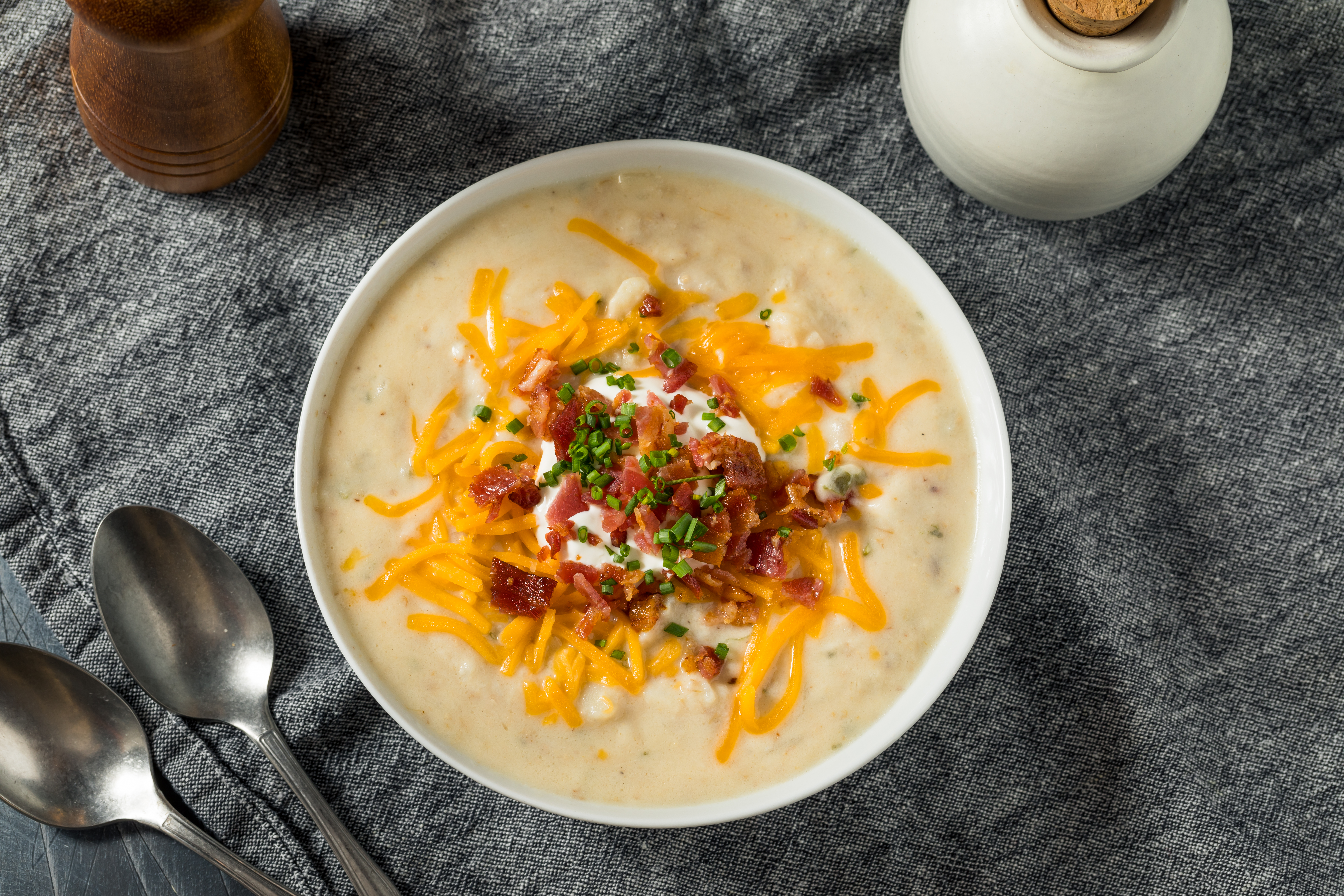 Receta: sopa de brócoli y queso cheddar