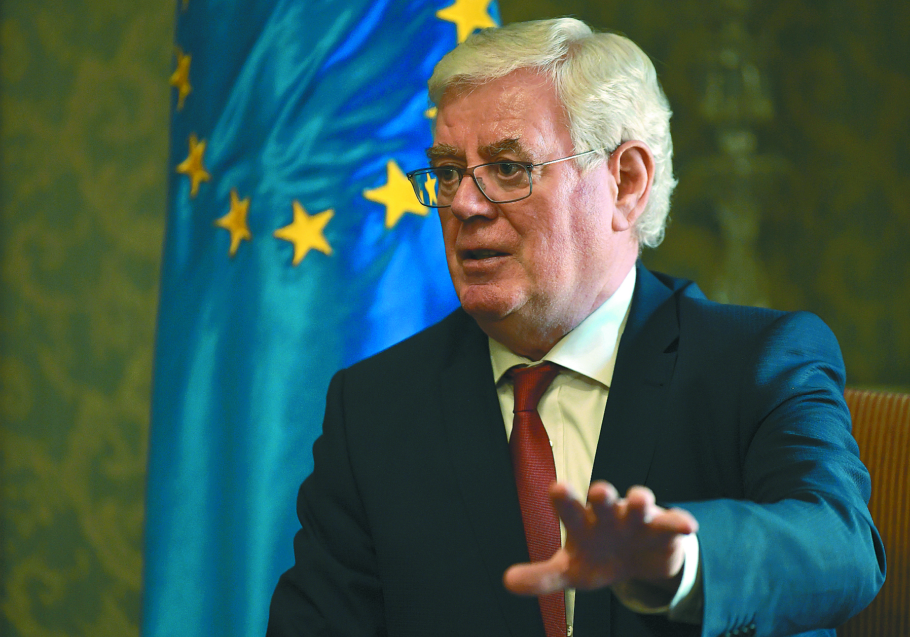 Eamon Gilmore, enviado especial de la Unión Europea para el proceso de paz en Colombia.