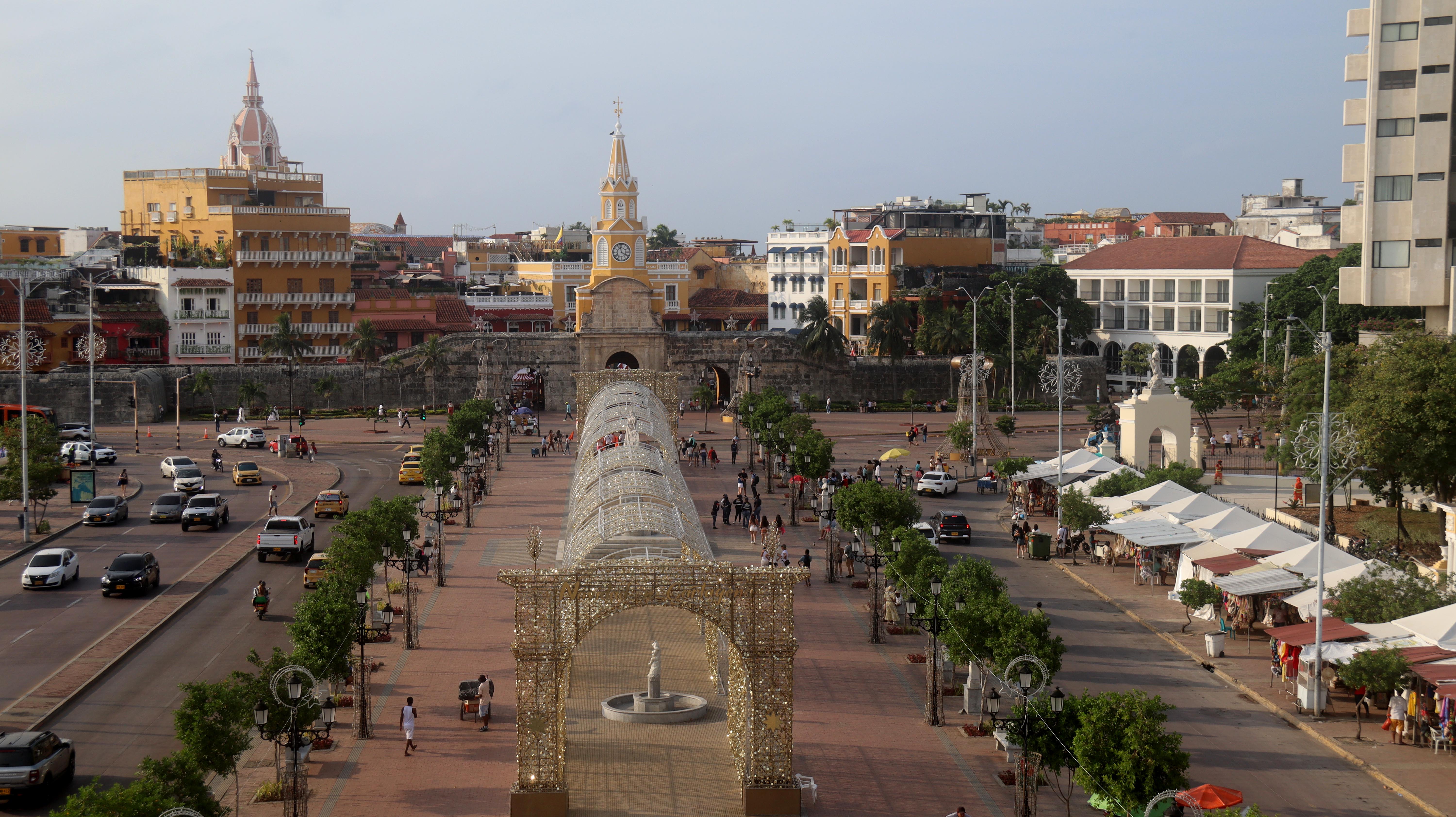 En fotos: Cartagena se llena de luz con su alumbrado navideño