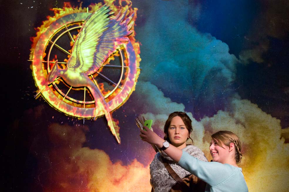 Jennifer Lawrence llega al Madame Tussauds de Londres
