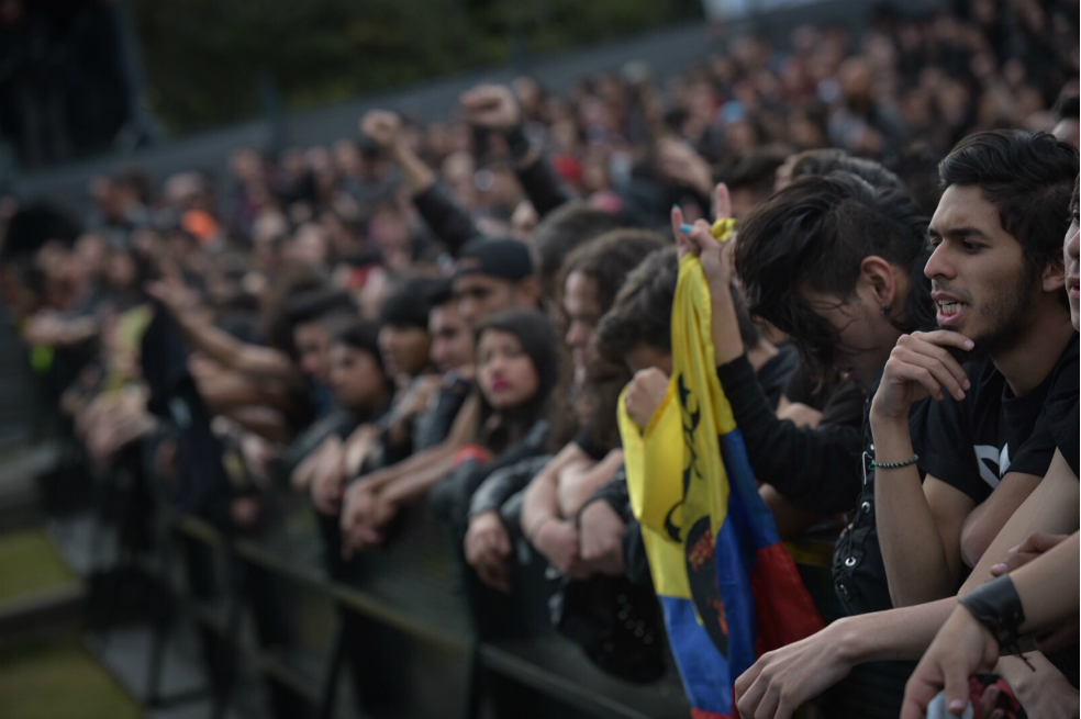 Rock al Parque congregó a más de 75.000 personas en su primer día