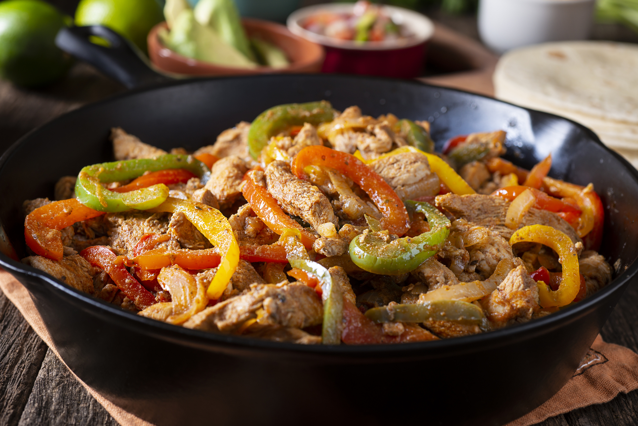 Salteado de pollo