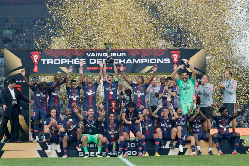PSG goleó 4-0 al Mónaco y ganó la Supercopa de Francia
