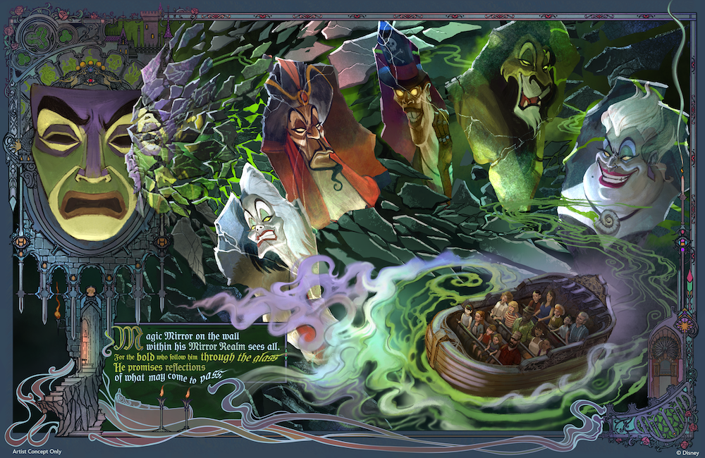Villains Land, la nueva área de Magic Kingdom, contará con atracciones inspiradas en algunos de los villanos más icónicos de Disney.