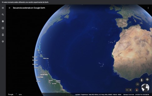 Google Earth añade una capa temporal para observar los cambios de la Tierra