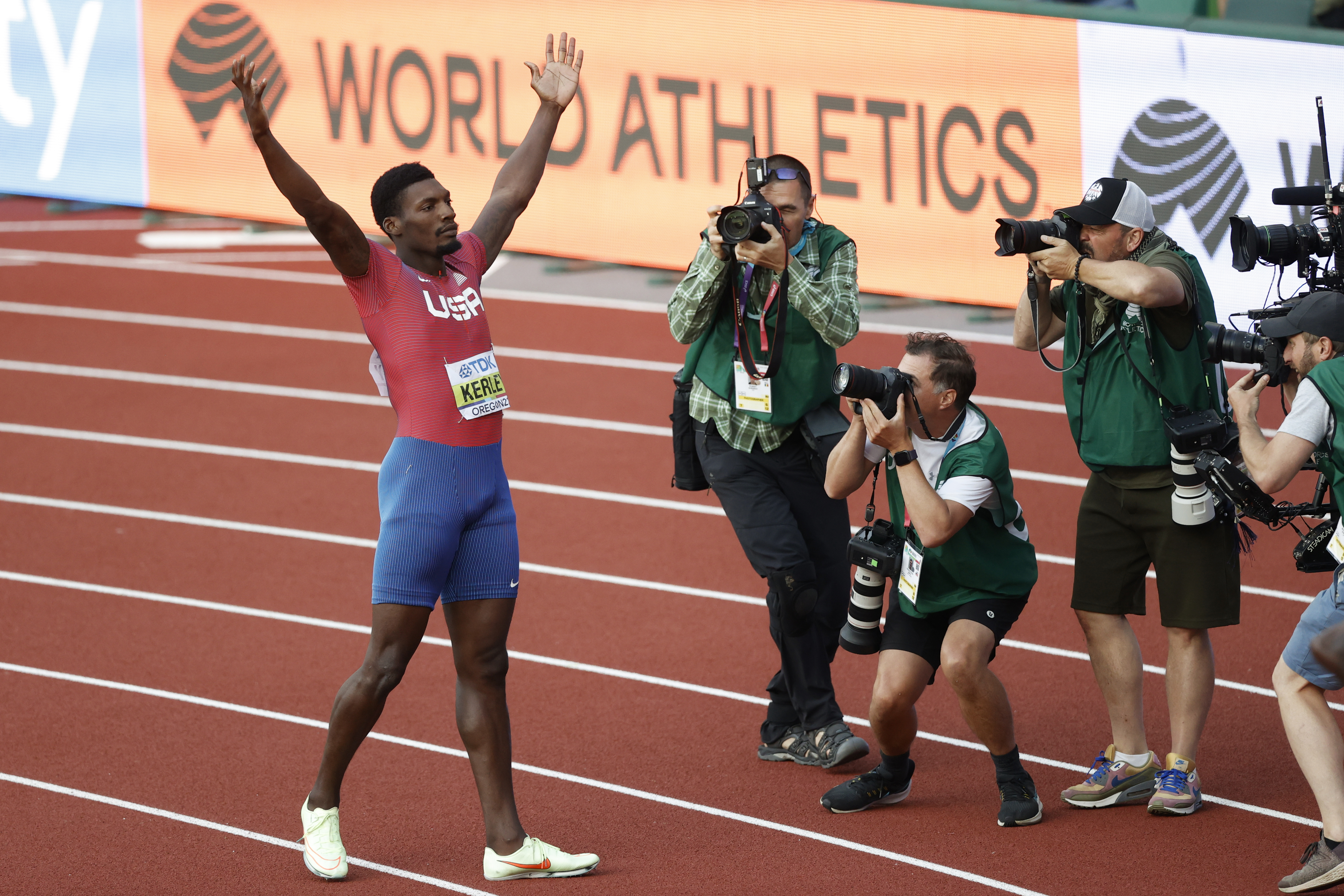 Fred Kerley conquistó el oro en los 100 metros del Mundial de Atletismo 2022