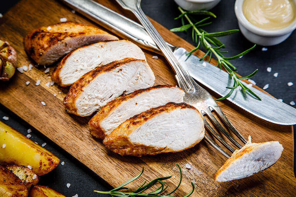 Receta del día: pechuga de pavo con mayonesa de fruta