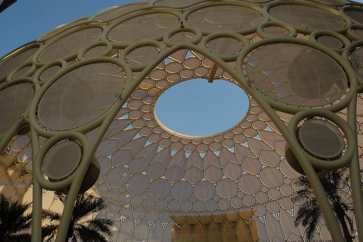 Al Wasl Plaza, corazón y cúpula de la Expo City, donde se realizó la COP28.