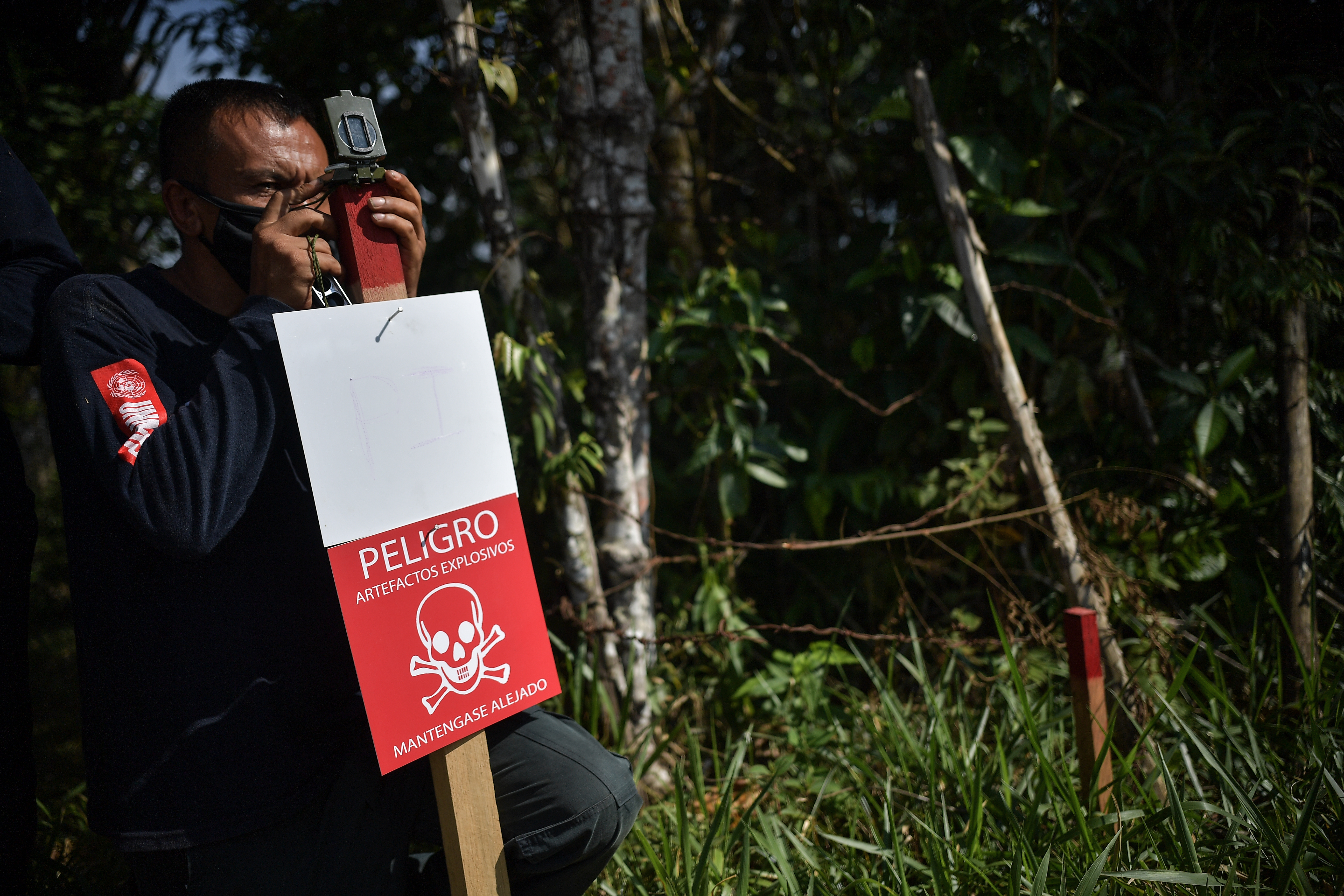 Exguerrilleros de Farc entregan su primera zona libre de minas antipersonal